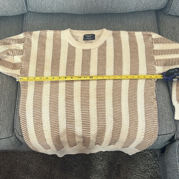 Christian Dior Cable Knit Sweater. Mens size Medium - Picture 9 of 12